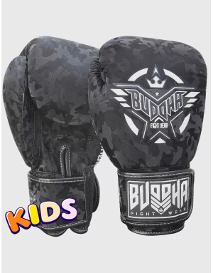 Guantes de Boxeo Infantiles Buddha Army Negros | Il Coliseum