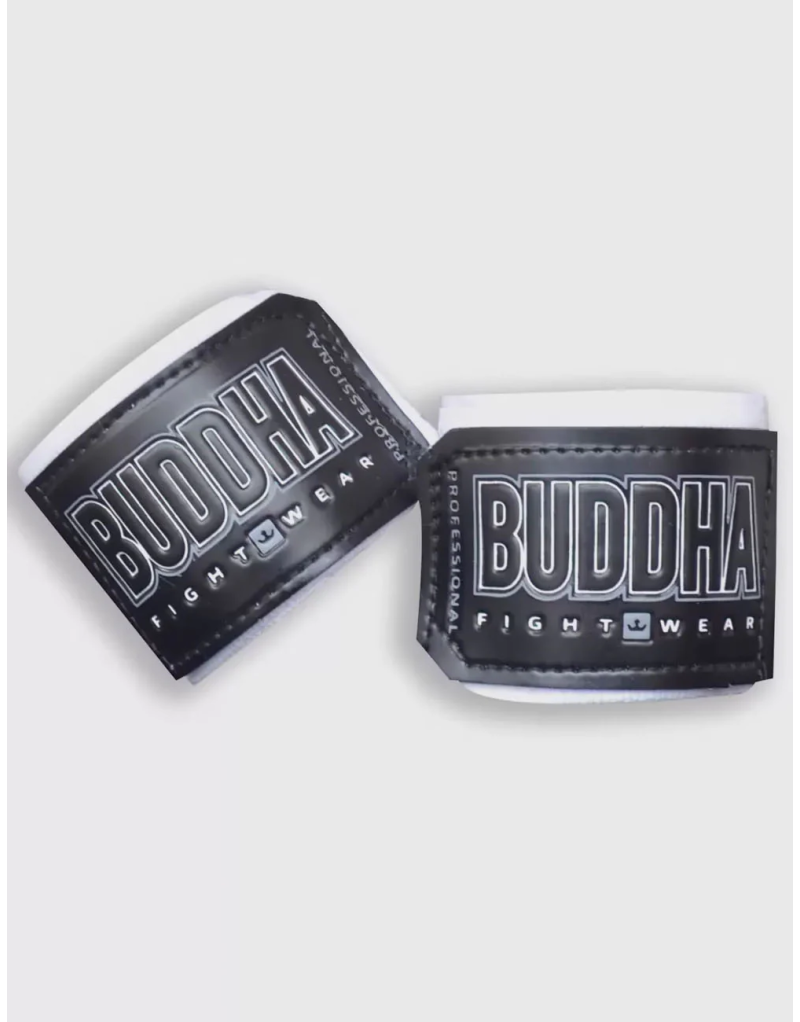 White Buddha Boxing Bandages 4.5M Semi-Elastic | Il Coliseum | Contact sports