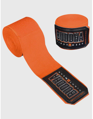 Vendas de Boxeo Buddha Naranja Neón 4,5M Semi-Elásticas | Il Coliseum