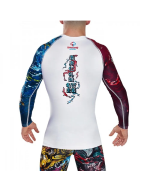 Rashguard Ground Game Bushido II White | Il Coliseum