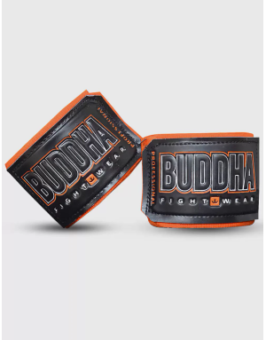Neon Orange Buddha Boxing Bandages 4.5M Semi-Elastic | Il Coliseum