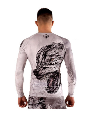 Ground Game Submission Rashguard – White | Il Coliseum