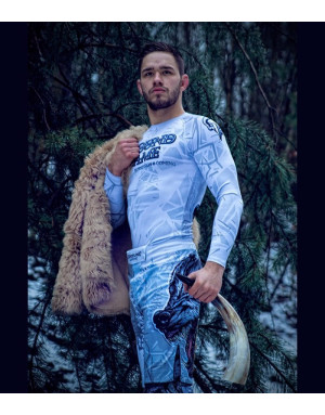 Ground Game Submission Rashguard – White | Il Coliseum