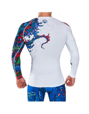 Yokai White Long-Sleeved Rashguard | Il Coliseum