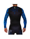 Animal Print Blue Long-Sleeved Ground Game Rashguard | Il Coliseum