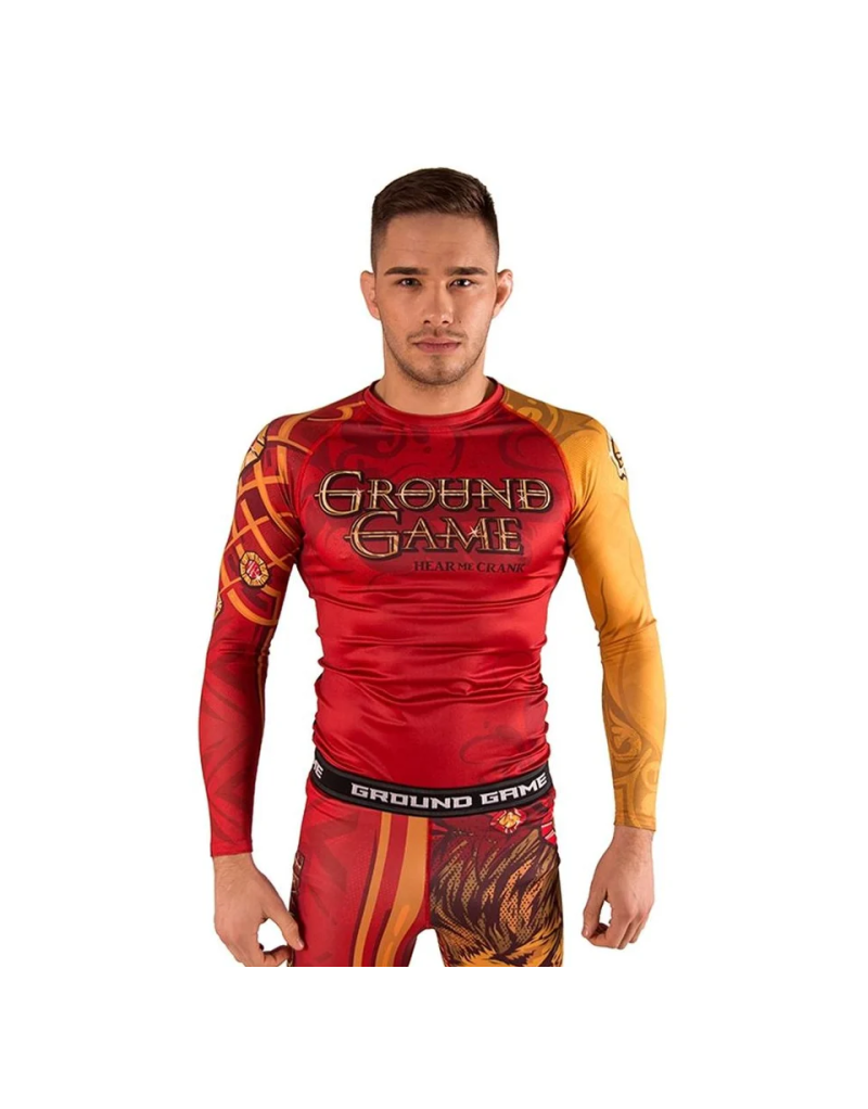 Ground Game Hear Me Crank Long-Sleeve Rashguard | BJJ & Grappling