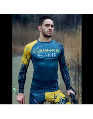 Rashguard Ground Game Mine Is Glory Manga Larga | BJJ y Grappling