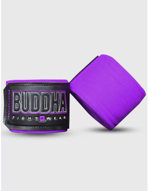 Buddha Purple Semi-Elastic Boxing Bandages 4.5M | Il Coliseum