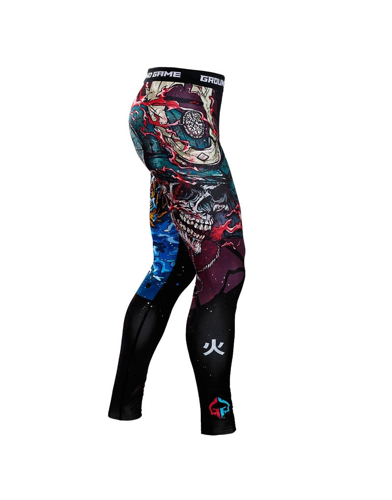 Ground Game Bushido II Black Lycra Trousers | Grappling at Il Coliseum