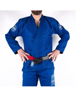 Kimono BJJ BOA Curitiba Azul | Gi Ligero Pearl Weave 450g Hombre