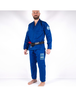 BOA Curitiba Blue BJJ Kimono | Men's Lightweight Pearl Weave 450g Gi