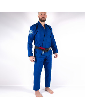 BOA Curitiba Blue BJJ Kimono | Men's Lightweight Pearl Weave 450g Gi