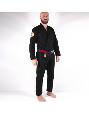 Kimono BJJ BOA Curitiba Negro | Gi Jiu-Jitsu Hombre Resistente