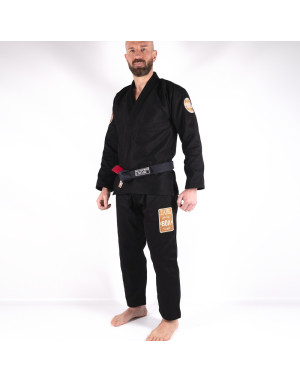 Kimono BJJ BOA Curitiba Negro | Gi Jiu-Jitsu Hombre Resistente