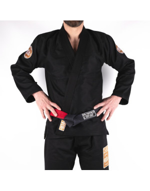 Kimono BJJ BOA Curitiba Negro | Gi Jiu-Jitsu Hombre Resistente