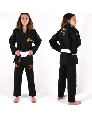 BOA Children's BJJ Kimono – Black Ground Fighting | Lightweight and Durable