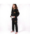 Kimono BJJ Infantil BOA Jogo No Chão Negro | Ligero y Resistente