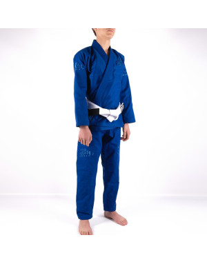 Kimono de BJJ Infantil BOA Jogo No Chão Azul | Progresión y Entreno