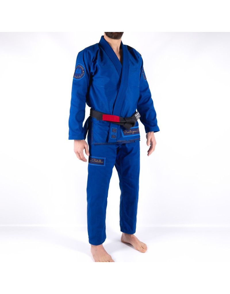 Kimono BJJ BOA Pronto para Batalha Azul | Gi IBJJF 450g