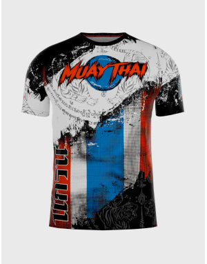 Camiseta Buddha Thai God con diseño tailandés del diablo y tigre de estilo oriental. Perfecta para entrenar tu deporte favorito.