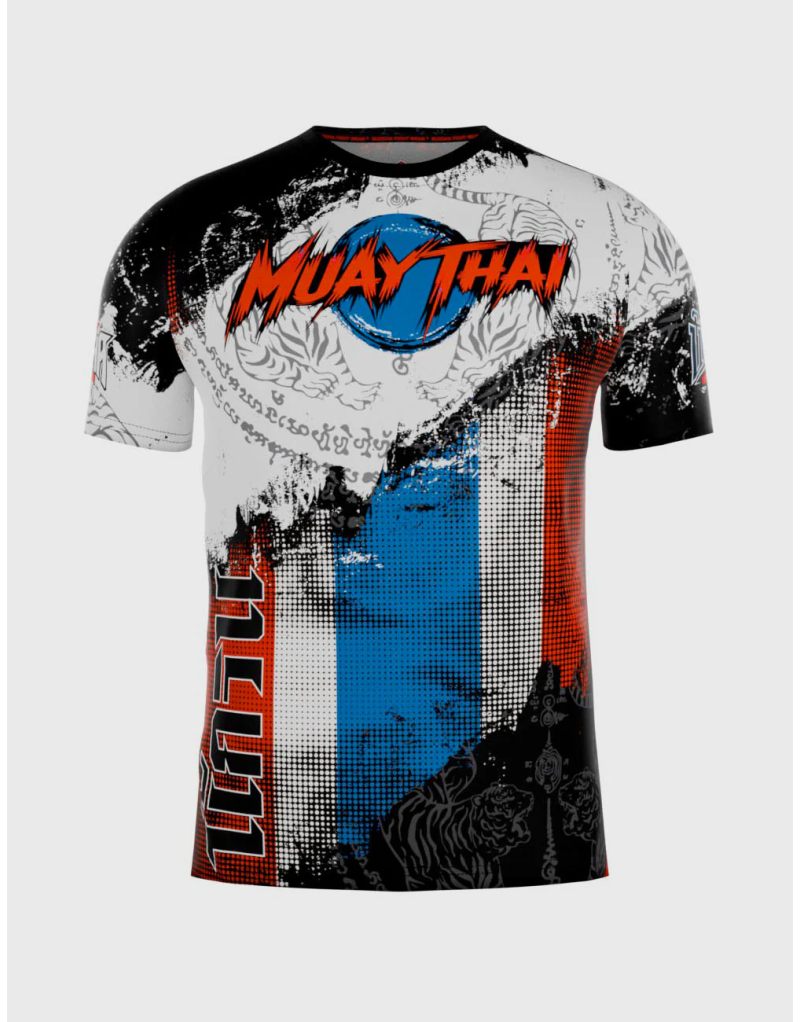 Camiseta Buddha Thai God con diseño tailandés del diablo y tigre de estilo oriental. Perfecta para entrenar tu deporte favorito.