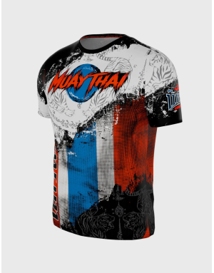 Camiseta Buddha Thai God con diseño tailandés del diablo y tigre de estilo oriental. Perfecta para entrenar tu deporte favorito.