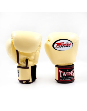 Guantes de Boxeo Twins Special BGVL 3 Vanilla | Il Coliseum | Muay Thai Profesional