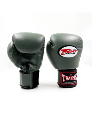 Guantes de Boxeo Twins Special BGVL 3 Olive | Il Coliseum | Equipamiento Muay Thai