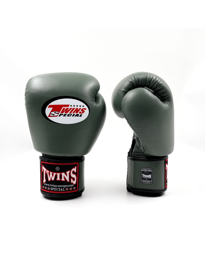 Guantes de Boxeo Twins Special BGVL 3 Olive | Il Coliseum | Equipamiento Muay Thai