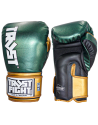 Guantes Trust Fight Metalizados de Muay Thai Morado, Blanco y Dorado. Para todos los deportes de contacto, fabricados en Asia.