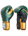 Guantes Trust Fight Metalizados de Muay Thai Morado, Blanco y Dorado. Para todos los deportes de contacto, fabricados en Asia.