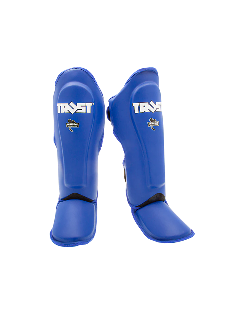 Espinilleras Trust Icon Azul | Diseño Deportivo Pro