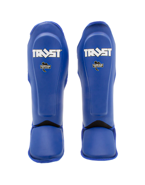 Espinilleras Trust Icon Azul | Diseño Deportivo Pro