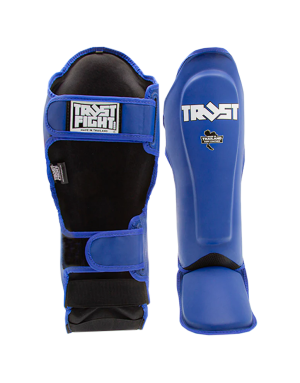 Espinilleras Trust Icon Azul | Diseño Deportivo Pro