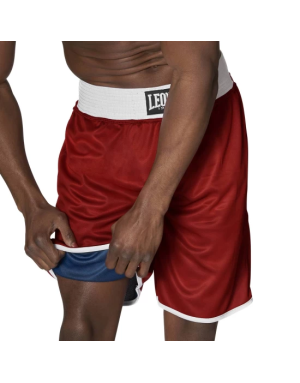 Pantalón Boxeo Leone 1947 Reversible Azul Rojo | Double Face | Il Coliseum