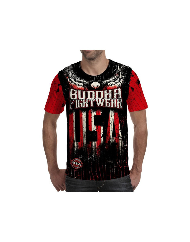 Buddha Liberty Fighter T-shirt | Combat Style and Everyday Comfort