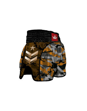 Buddha Retro Army Atacama Muay Thai Shorts | Army Style and Professional Performance