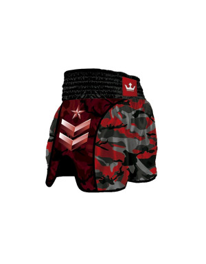 Short Muay Thai Buddha Retro Army Bloody