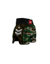 Buddha Retro Army Green Classic Muay Thai Shorts | Classic Army Style and Pro Performance