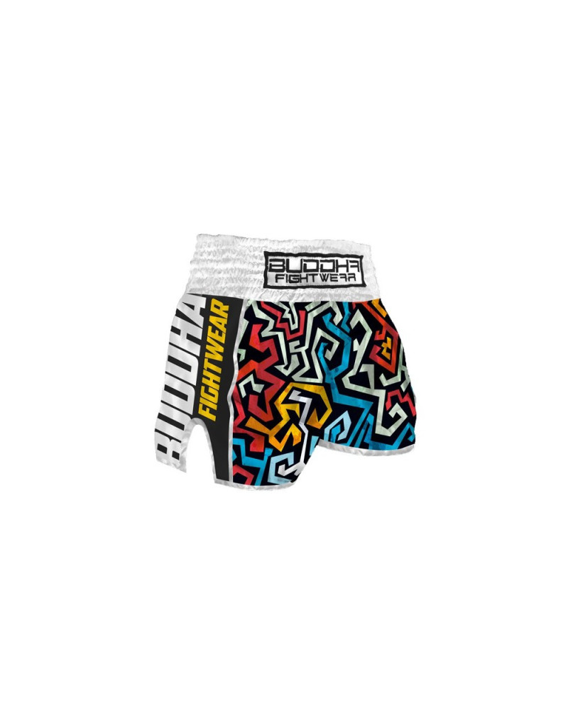 Short Muay Thai Buddha Retro Pacman