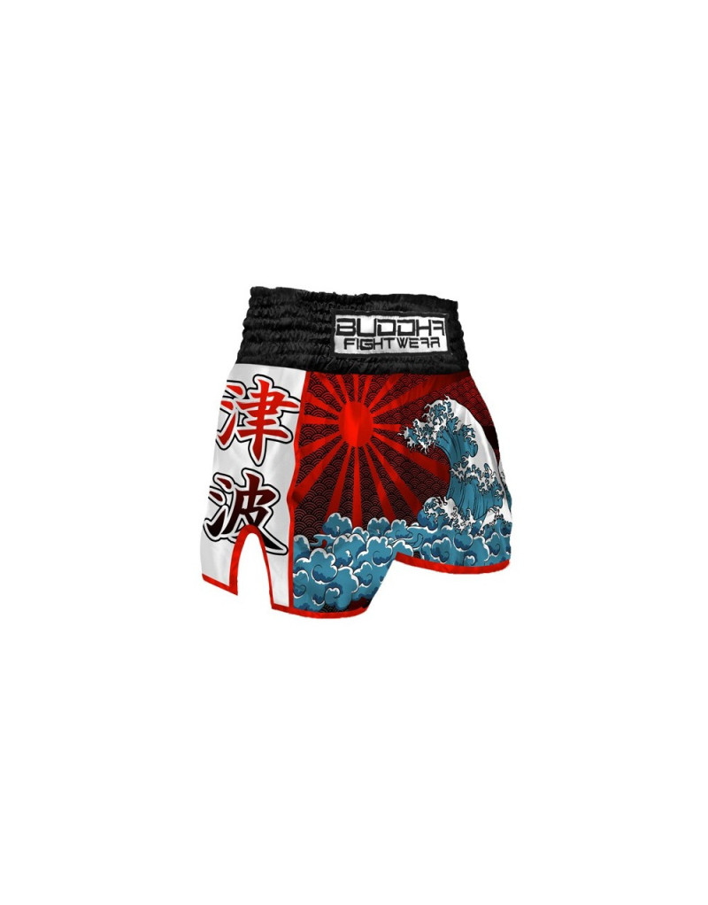 Short Muay Thai Buddha Retro Tsunami