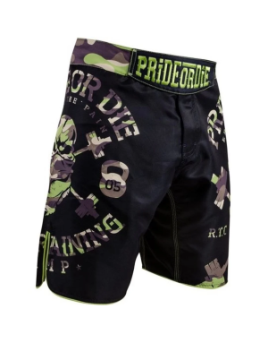 Pride Or Die RTC Camo Jungle MMA Shorts | Technical MMA Shorts