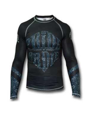Pride Or Die Paisley Long-Sleeved Rashguard | BJJ No-Gi and Grappling