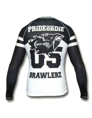 Rashguard Pride Or Die Brawlerz Manga Larga | BJJ No-Gi y Grappling