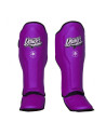 Espinilleras Danger Super Max Neon Moradas
