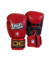 Danger Super Max Red and Black Leather Boxing Gloves | Boxing and Muay Thai