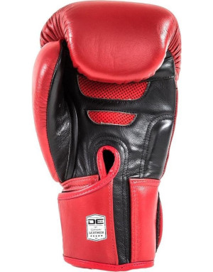 Danger Super Max Red and Black Leather Boxing Gloves | Boxing and Muay Thai