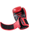 Guantes de Boxeo de Piel Danger Super Max Rojo Negro | Boxeo y Muay Thai