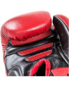 Guantes de Boxeo de Piel Danger Super Max Rojo Negro | Boxeo y Muay Thai