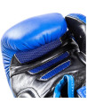 Guantes de Boxeo de Piel Danger Super Max Azul Negro | Boxeo y Muay Thai